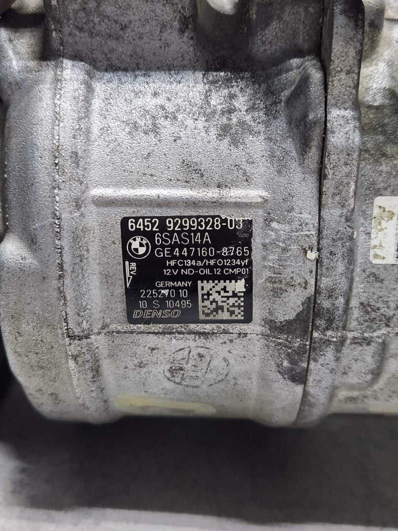 BMW Air Conditioning Compressor 9299328 1 Series F20 F21 3 Ser F22 F23 F30 B38