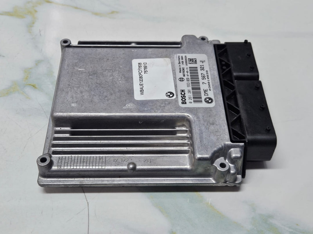 BMW 1' E87 LCI 116i N45N 2007 RHD Engine Control Unit DME ECU Only 7567321 OEM