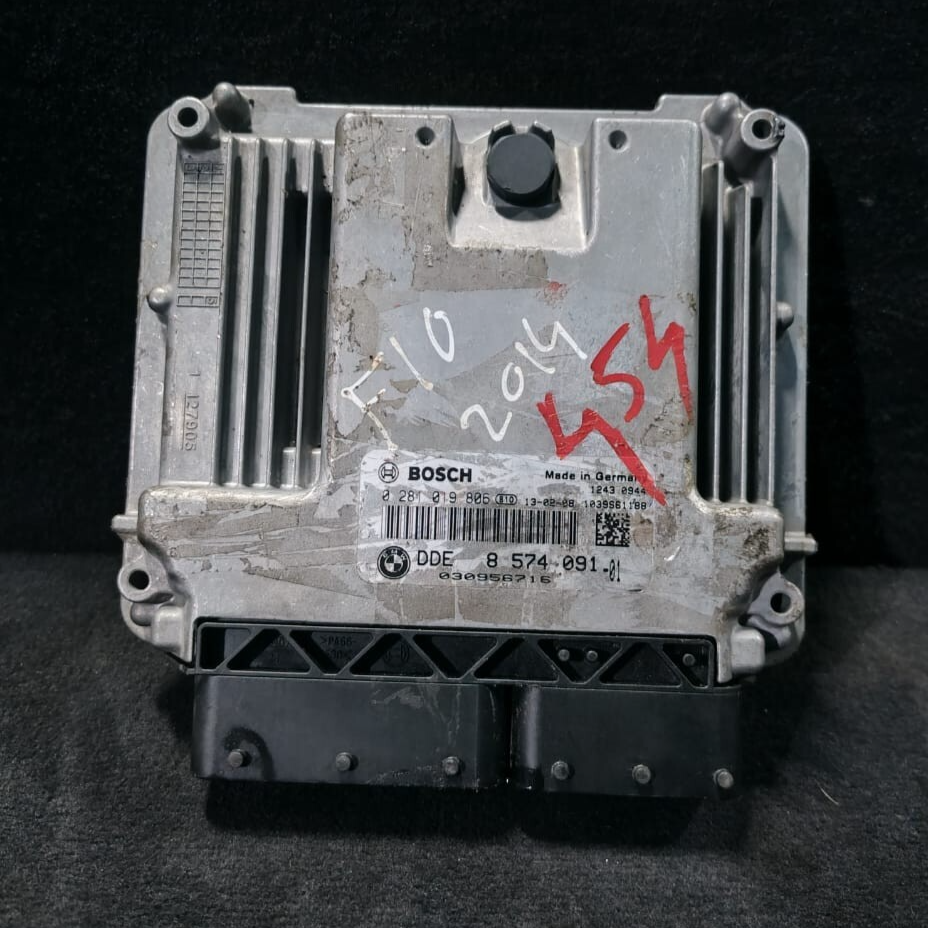 BMW 5 SERIES F10 F11  N47  ENGINE CONTROL MODULE  UNIT ECU ONLY  2014 - 8574091