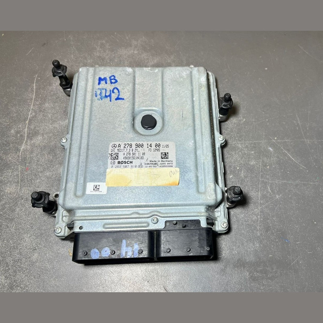 12-18 Mercedes W166 GL450 Engine Control Module Unit ECM ECU A278 9001400 OEM