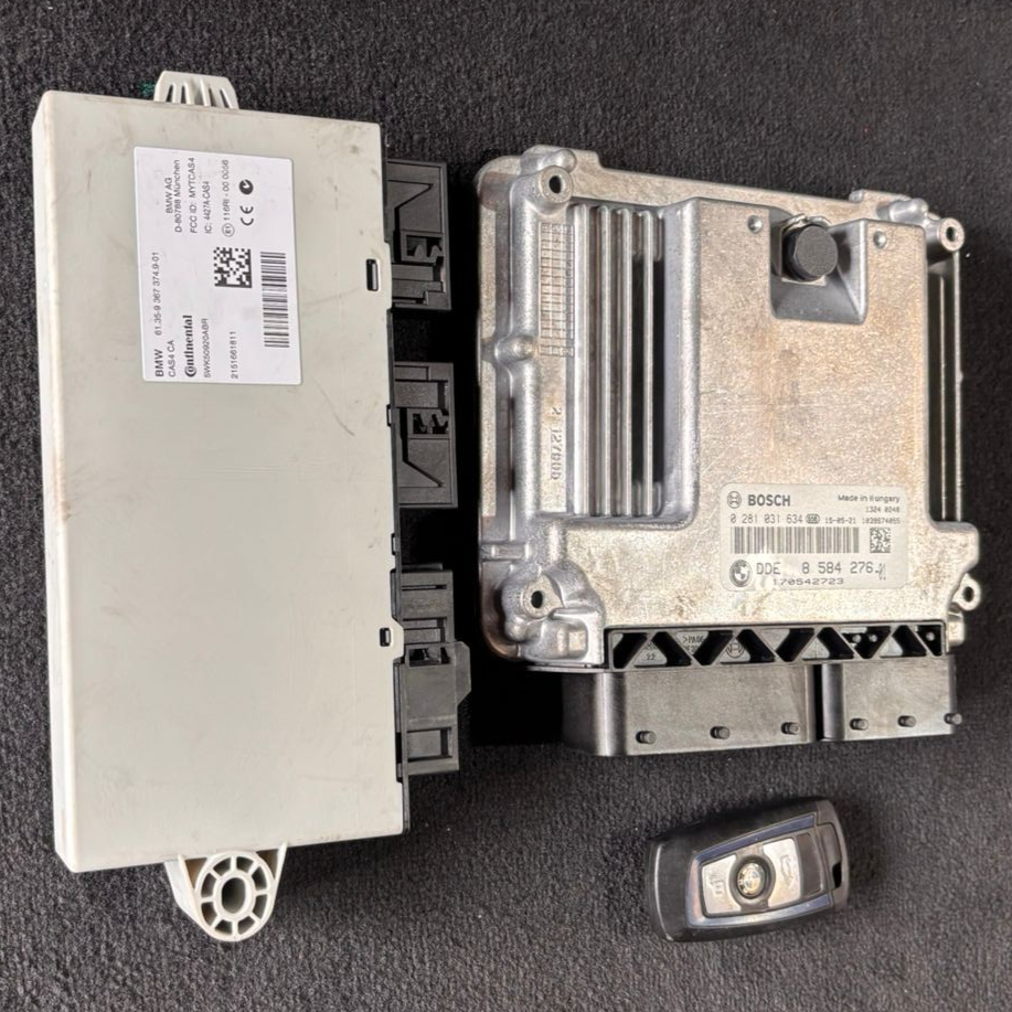 BMW 320d N47 F31 ENGINE CONTROL UNIT ECU SET DDE 8584276