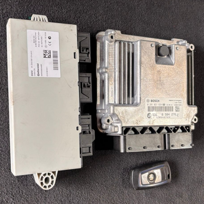 BMW 320d N47 F31 ENGINE CONTROL UNIT ECU SET DDE 8584276