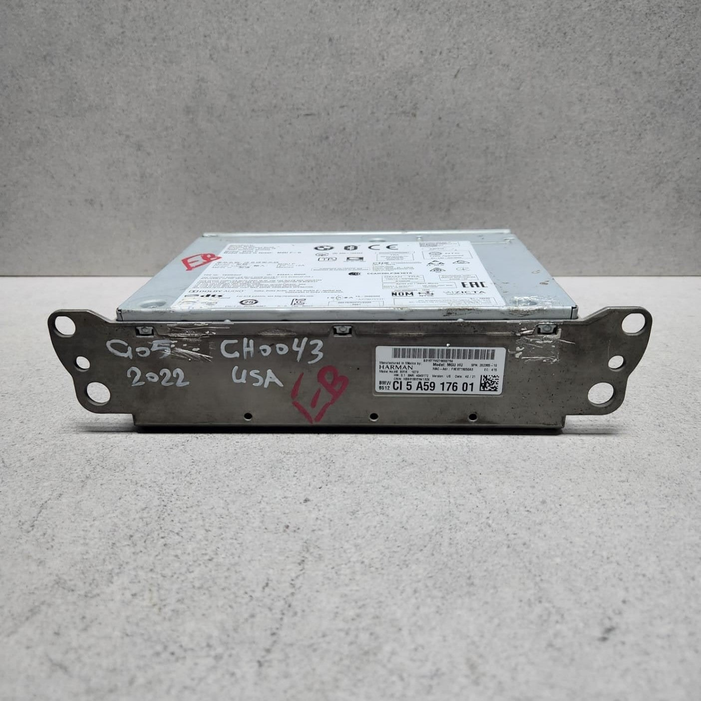 2022 BMW M340i Audio Radio Navigation Receiver Module 5A59176 M340i and 530i 