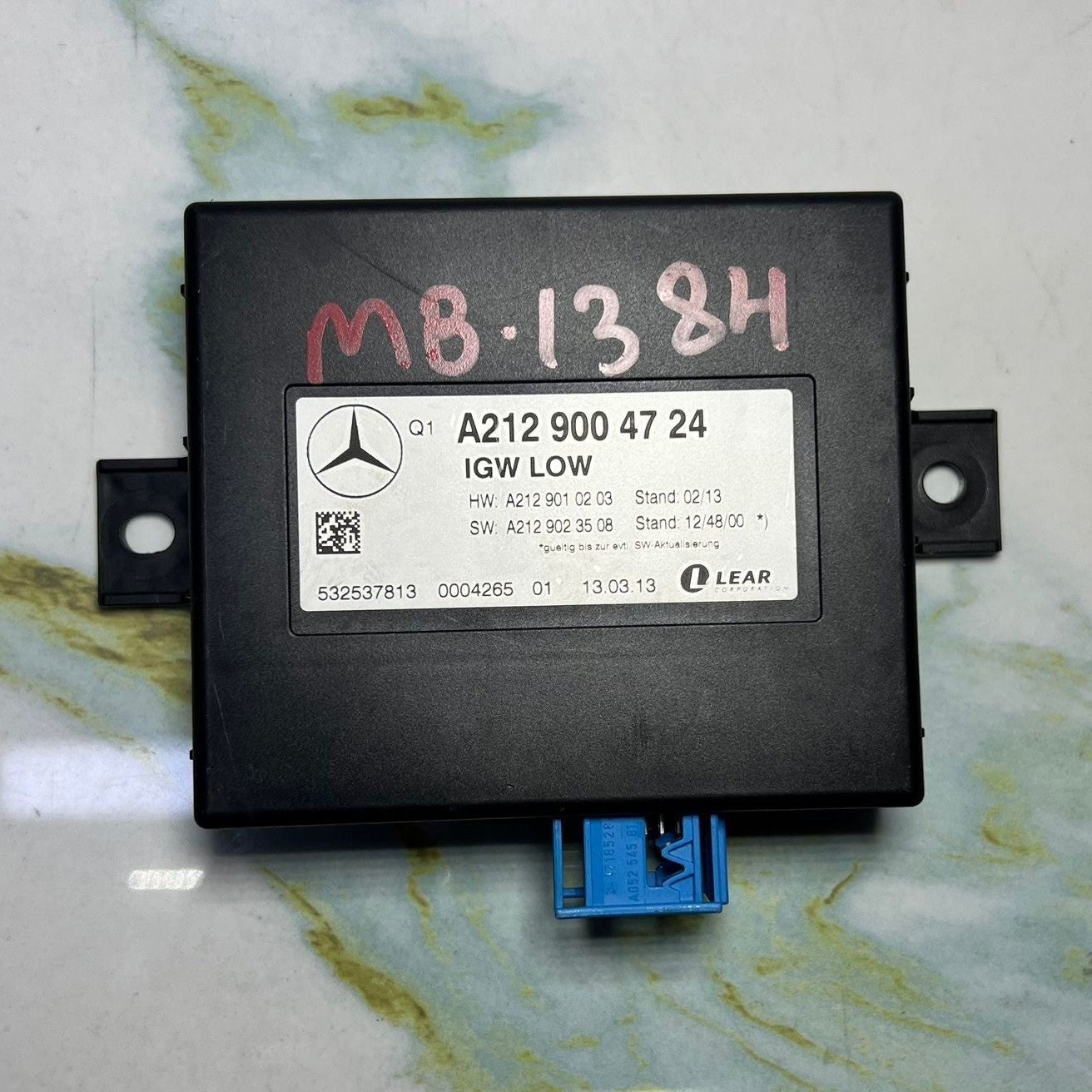 Genuine Mercedes W212 E-Class Central Gateway Control Module A212 9004724 OEM