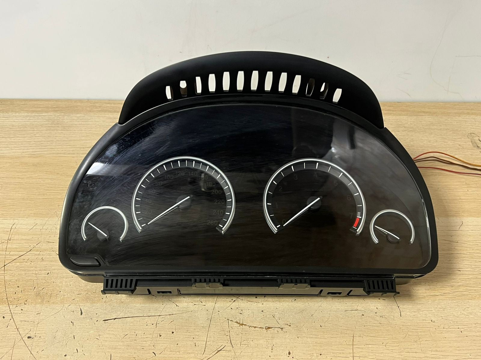 2008 BMW 740i F01 N54 EUROPE Petrol Odometer and Clocks 9201991 SPEEDOMETER