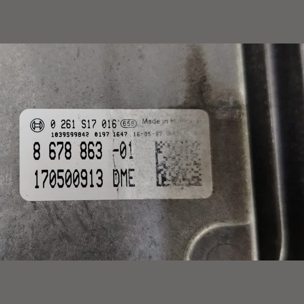 OEM BMW F30 F20 B38 Engine Control Module Unit ECU DME SET 8678863 BOSCH