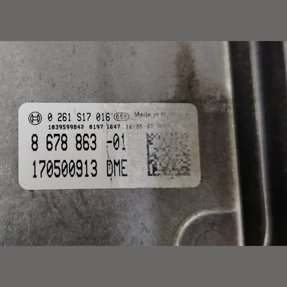 OEM BMW F30 F20 B38 Engine Control Module Unit ECU DME SET 8678863 BOSCH
