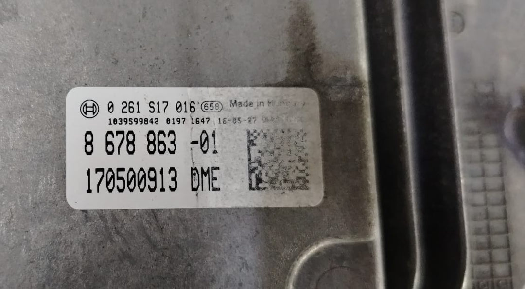 OEM BMW F30 F20 B38 Engine Control Module Unit ECU DME SET 8678863 BOSCH