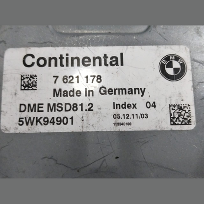 BMW E81 E87 LCI E90 N43 120i 320i 170HP ECU ONLY DME MSD81.2 7621178