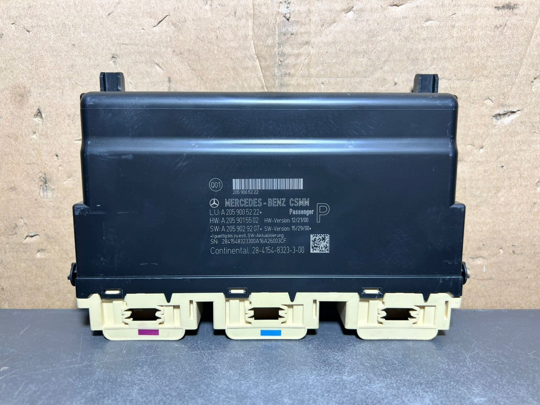 14-18 Mercedes W205 C-Class Front Passenger Seat Control Module A205 9005222 OEM