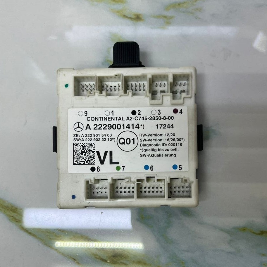 Mercedes-Benz W222 S-Class Front Left Side Door Control Module A222 9001414 OEM