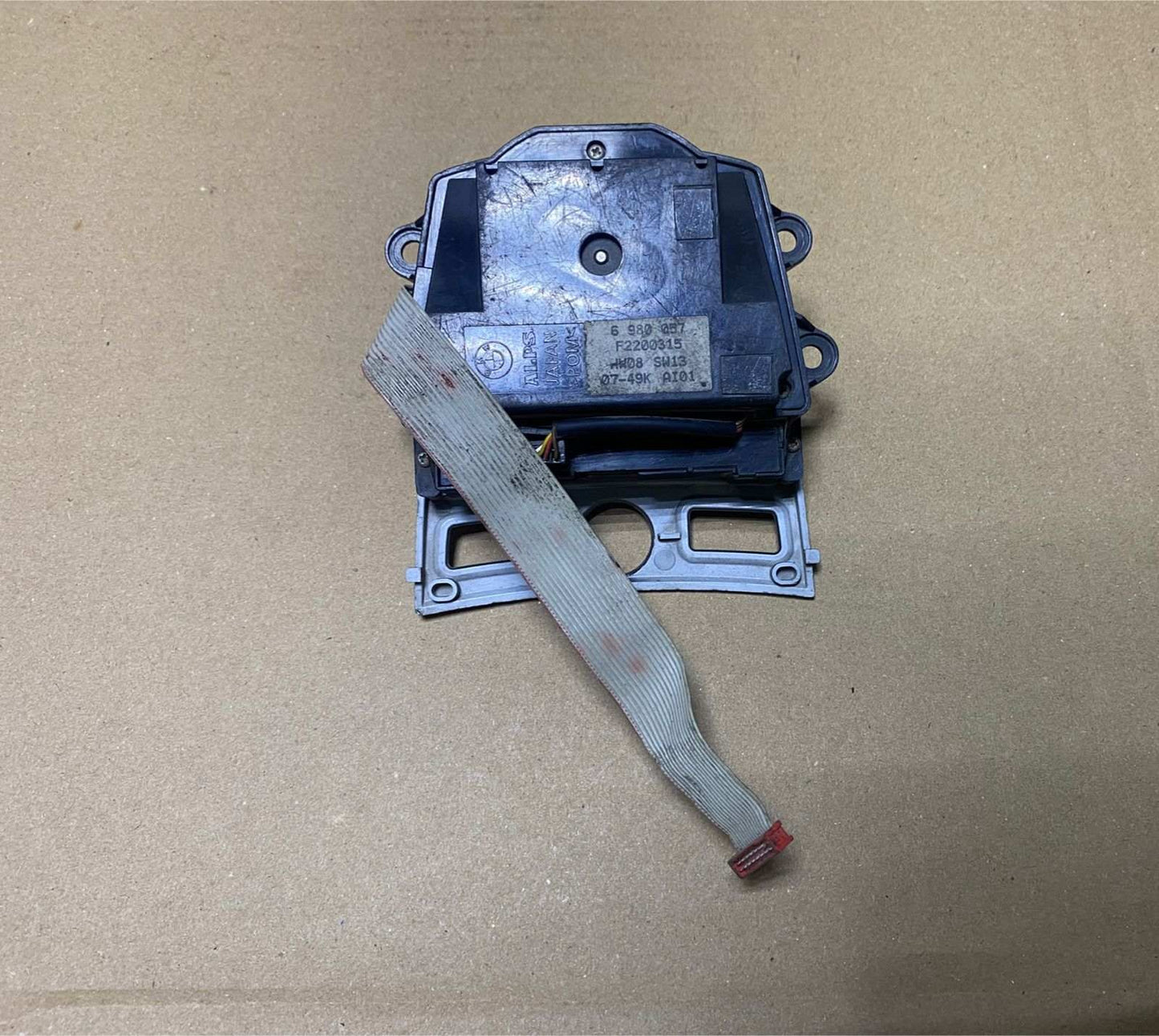2006-2008 BMW 750i Idrive Controller Knob Switch 6980057,7 Series E65 E66,550i