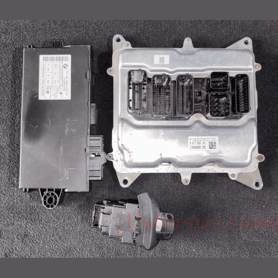 BMW X1 E84 20I N20 184HP ENGINE UNIT ECU KIT DME CAS3 + KEY AUTOMATIC - 8617569
