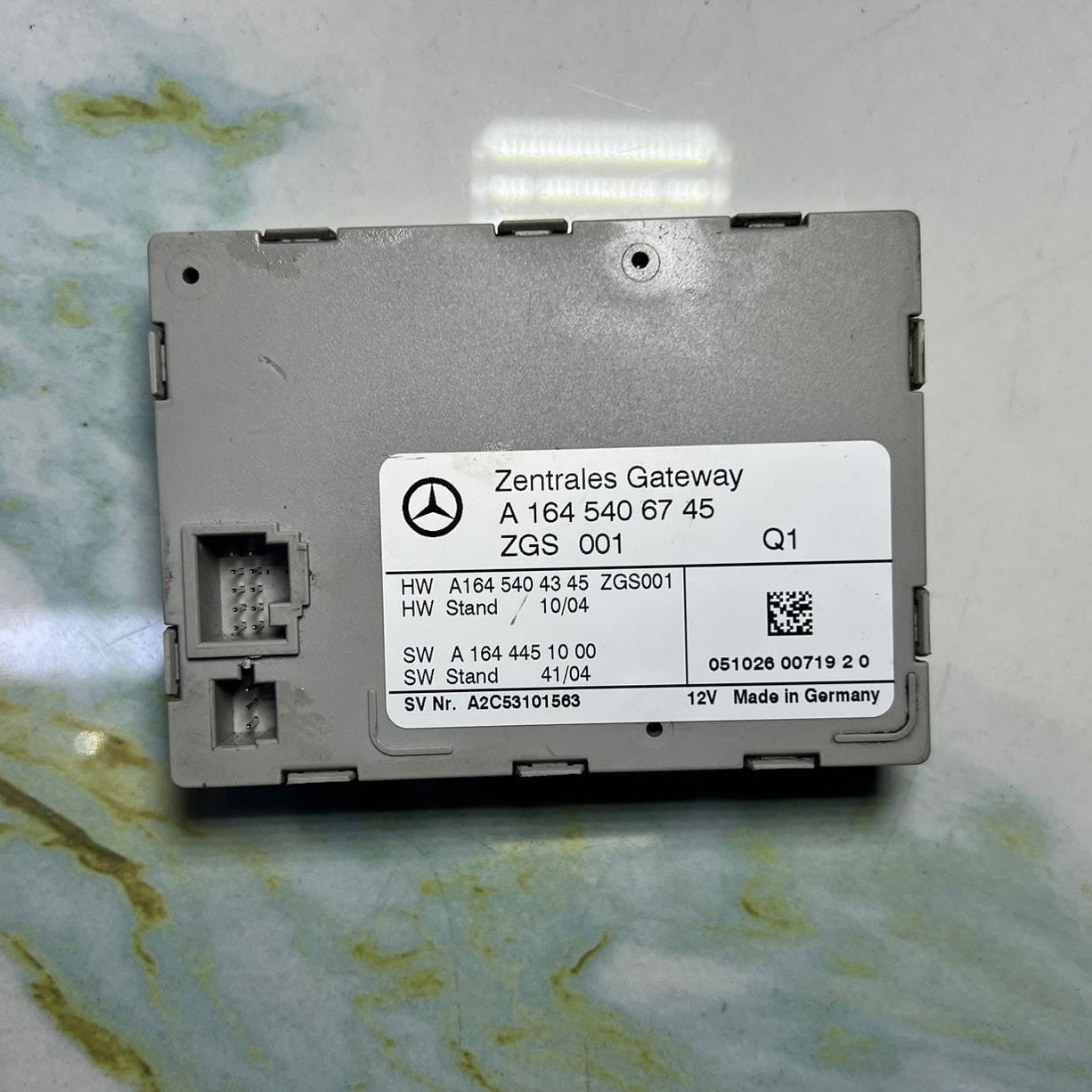 2007 Mercedes-Benz ML320 Gateway Control Module A1645406745 W164 R-Class W251