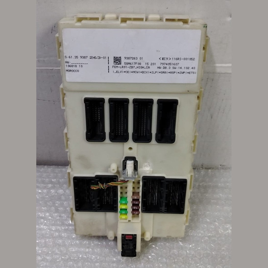OEM BMW F22 F83 F33 M3 M4 Front Body Control Electric Module FEM 9387263