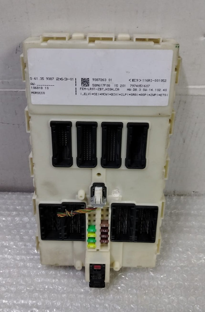 OEM BMW F22 F83 F33 M3 M4 Front Body Control Electric Module FEM 9387263