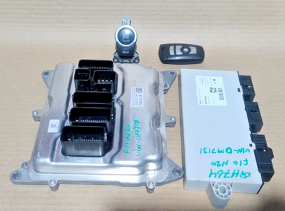 BMMW F10 N20  ENGINE CONTROL ECU UNIT SET DME + KEY  8626172