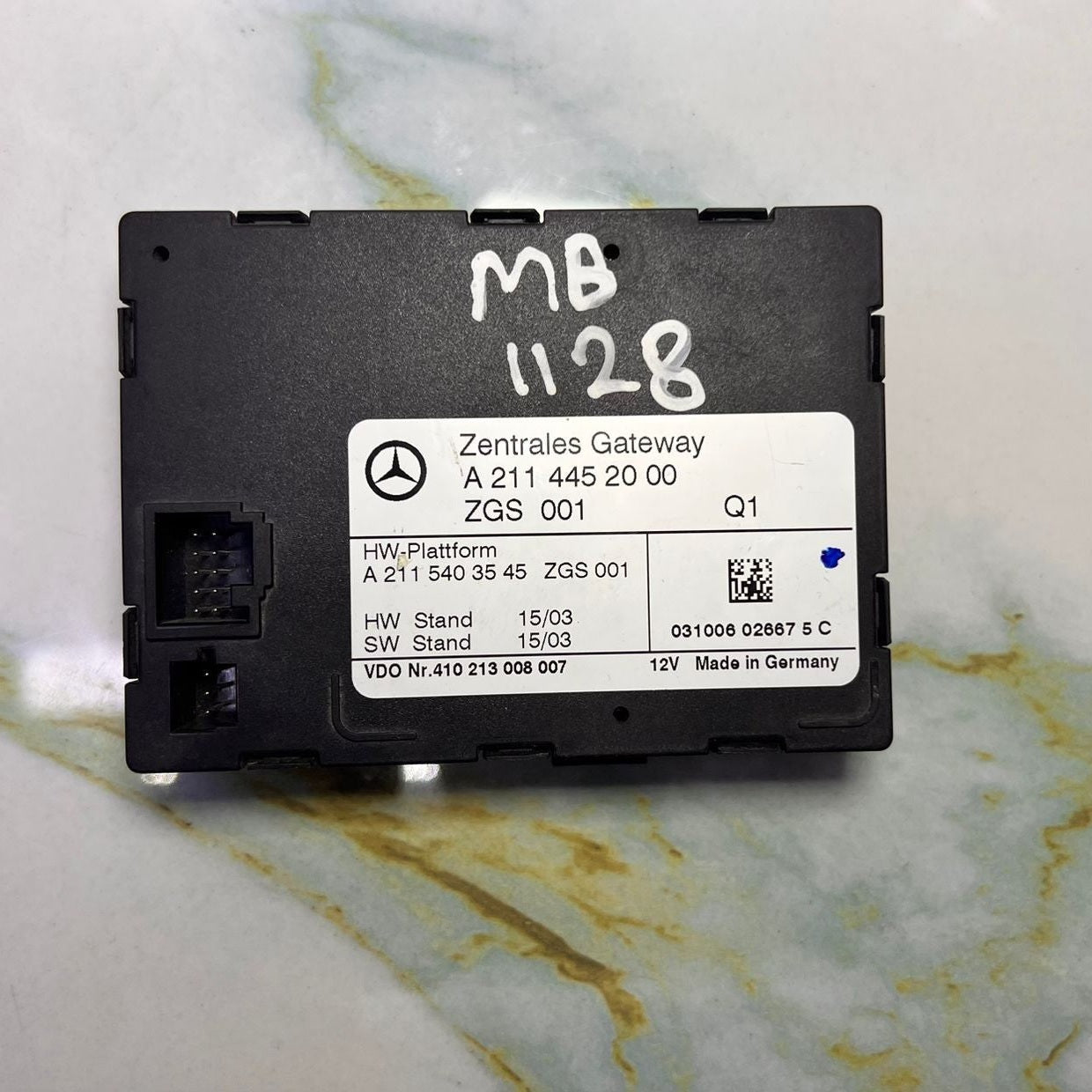 2004 Mercedes-Benz E320 Central Gateway Control Module A 2114452000 W211 E-Class