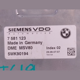 BMW E90/E92 E93 ENGINE DME CONTROL MODULE ECU P/N 7581123