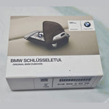 Genuine BMW F40 G20 G30 Leather Key Case With Stainless Steel Clip 82292408819
