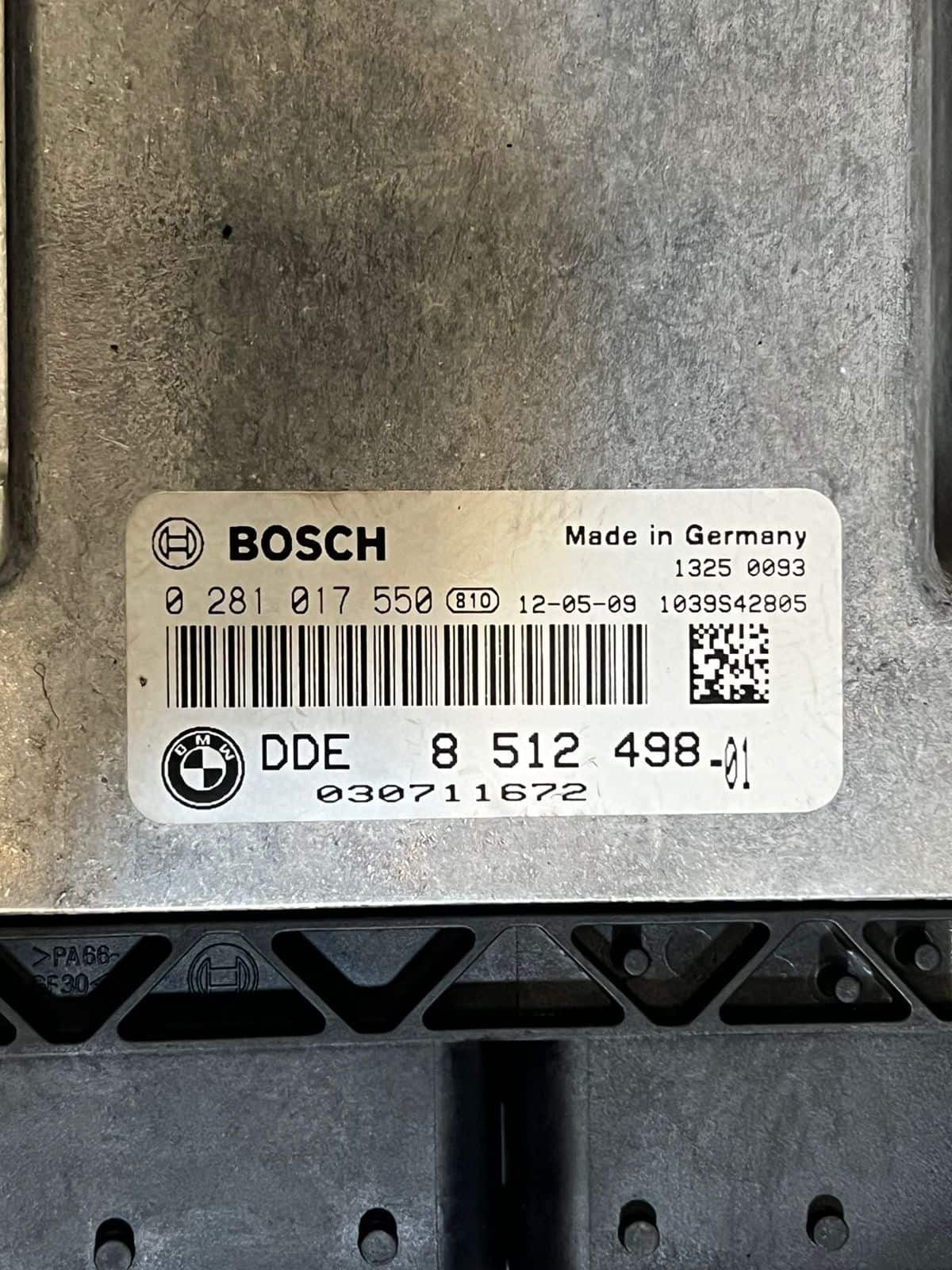 2011 BMW X1 E84 Engine Control Unit ECU SET DDE+CAS3+1 KEY 851249801 OEM