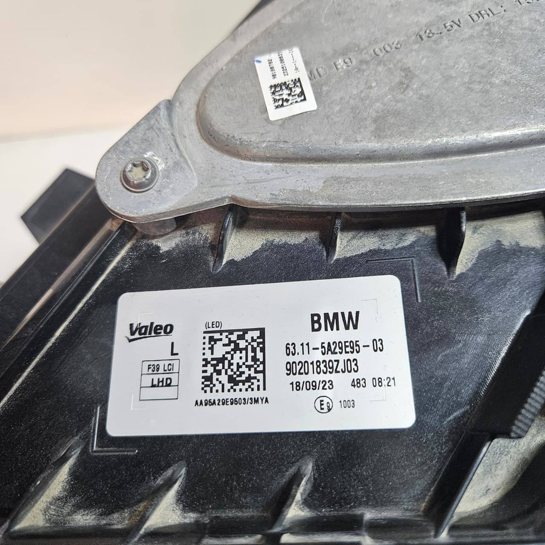 2018 BMW X2 F39 LCI Headlight 5A29E95 LHD USED ECE Front Left