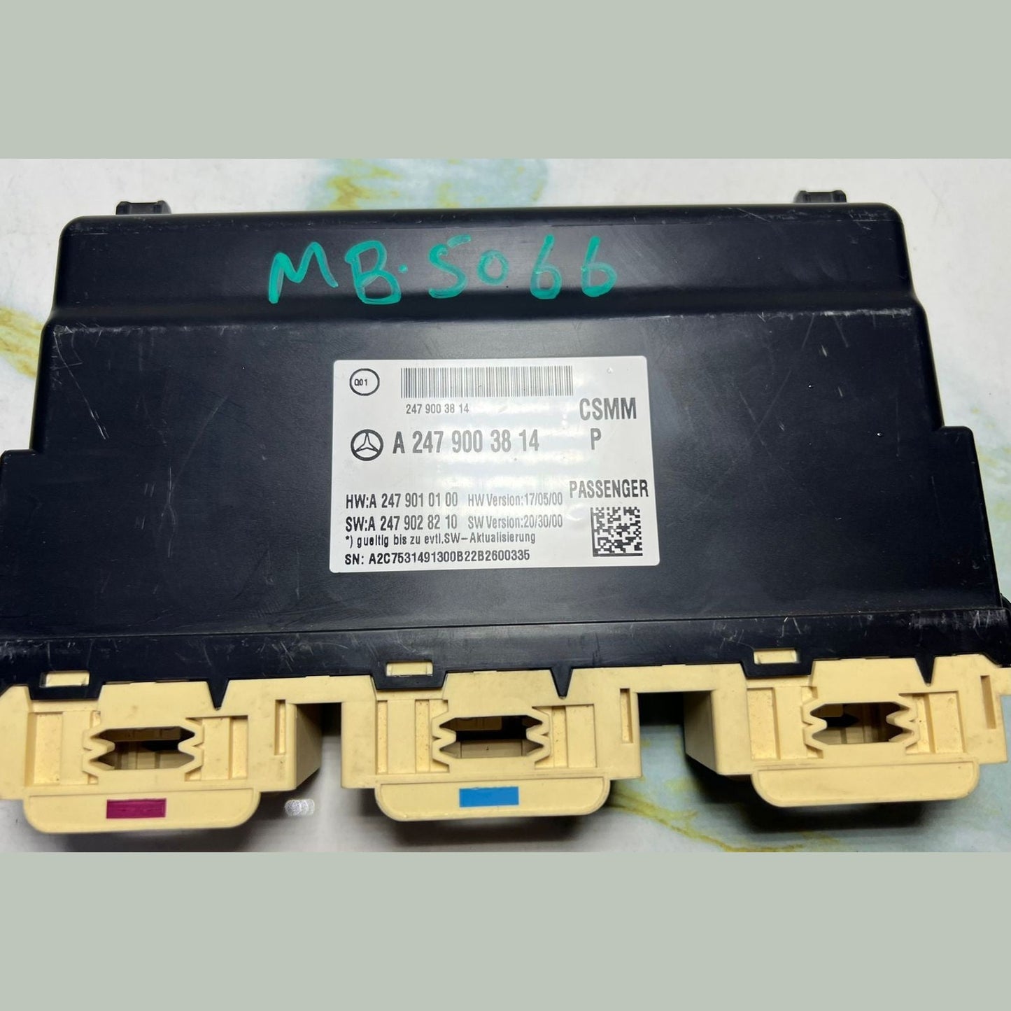 17-19 Mercedes Benz W247 B-Class Passenger Seat Control Module A247 9003814 OEM