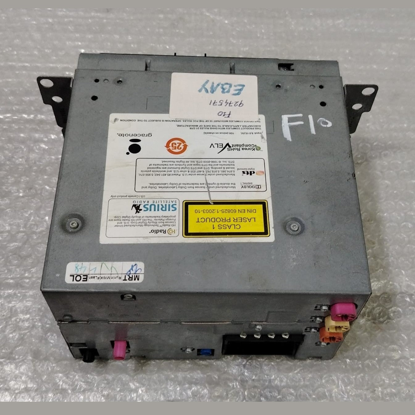 OEM BMW F02 F01 F10 F12 F13 RADIO NAVIGATION CD PLAYER HEADUNIT OEM 9274571