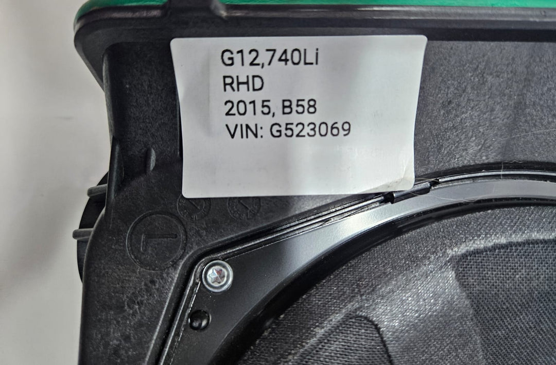 9353985-2016-2020 BMW 740i G11 G12 Subwoofer Speaker Left Side OEM
