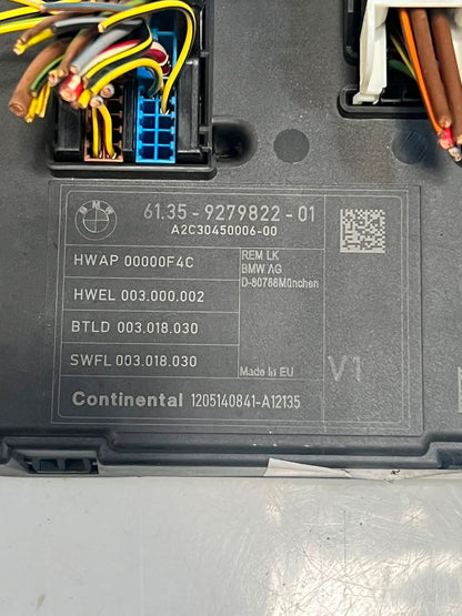 BMW 1' 2' F30 F20 F21 F31 F32 F36 Rear ELECTRIC Body Control Module 9279822 OEM