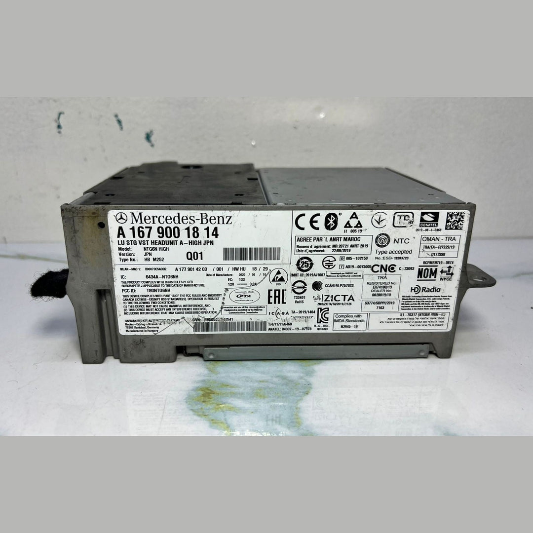 17-22 Mercedes W167 GLE-Class Radio Audio Multimedia Head Unit  A167 9001814 OEM
