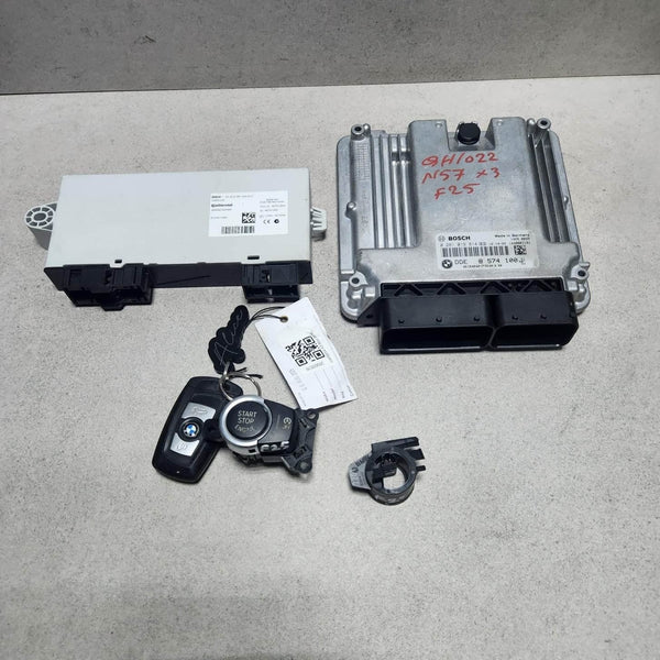 BMW Engine Control Unit 8574100 X3 F25 3.0 DIESEL N57D30A ECU SET