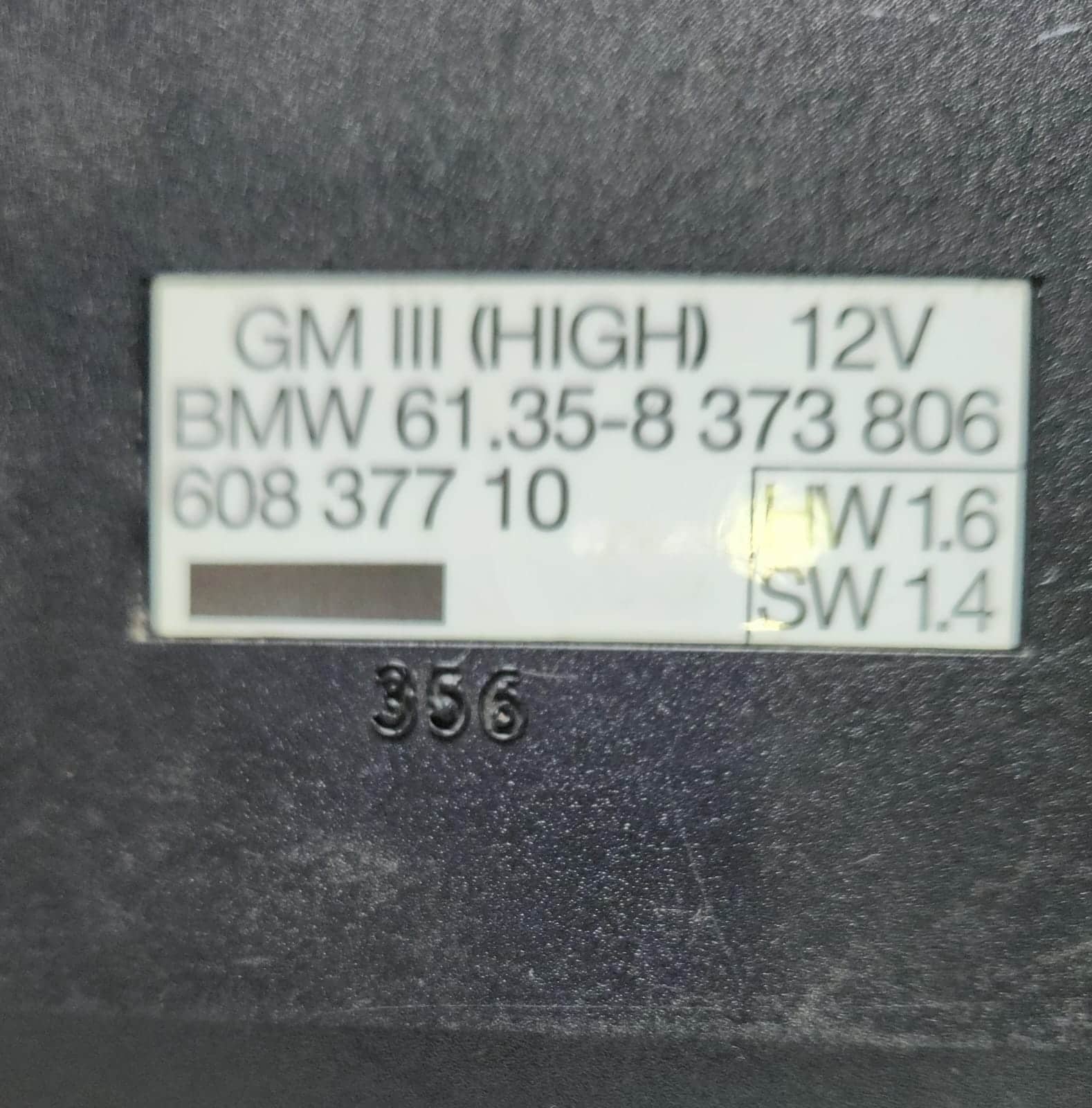 01-02 BMW 530i Comfort Control Module 8373806 5-Series E39 and E38 7-Series OEM