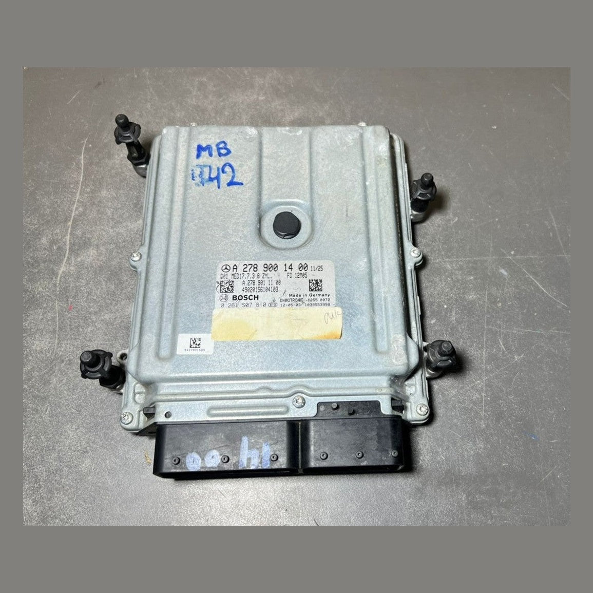 12-18 Mercedes W166 GL450 Engine Control Module Unit ECM ECU A278 9001400 OEM