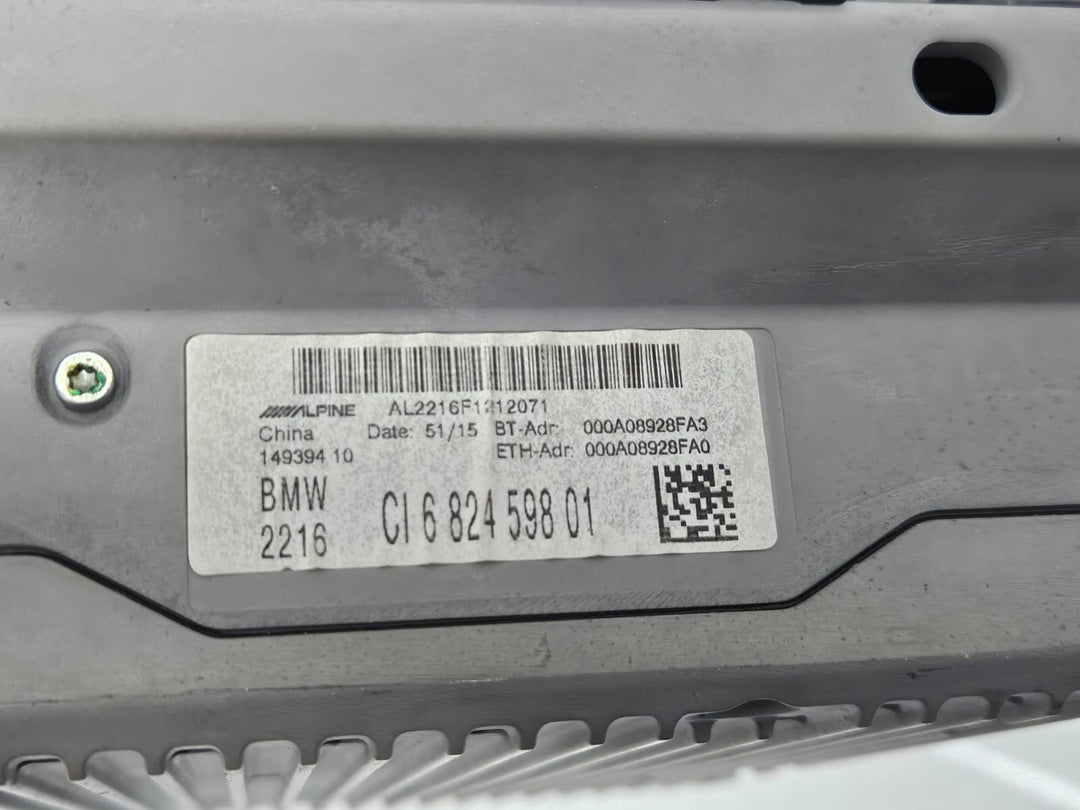 BMW G30 G31 F48 G01 G11 G12 Audio CD Head Unit With Sat Nav 6824598 OEM