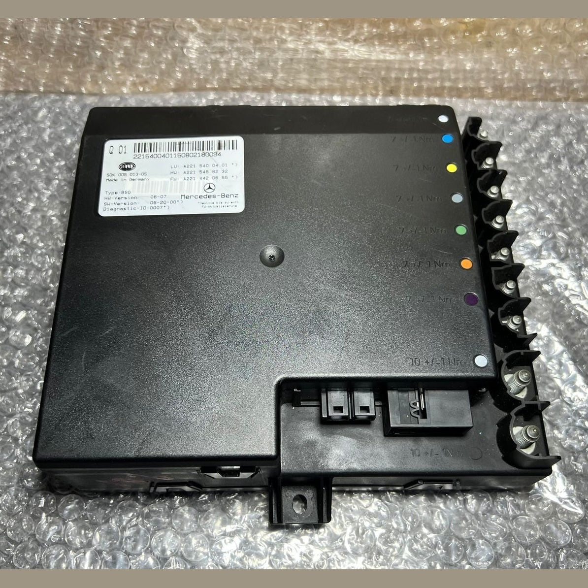 07-13 Mercedes W221 S550 CL63 AMG Electric Power Supply Control Fuse Box Module