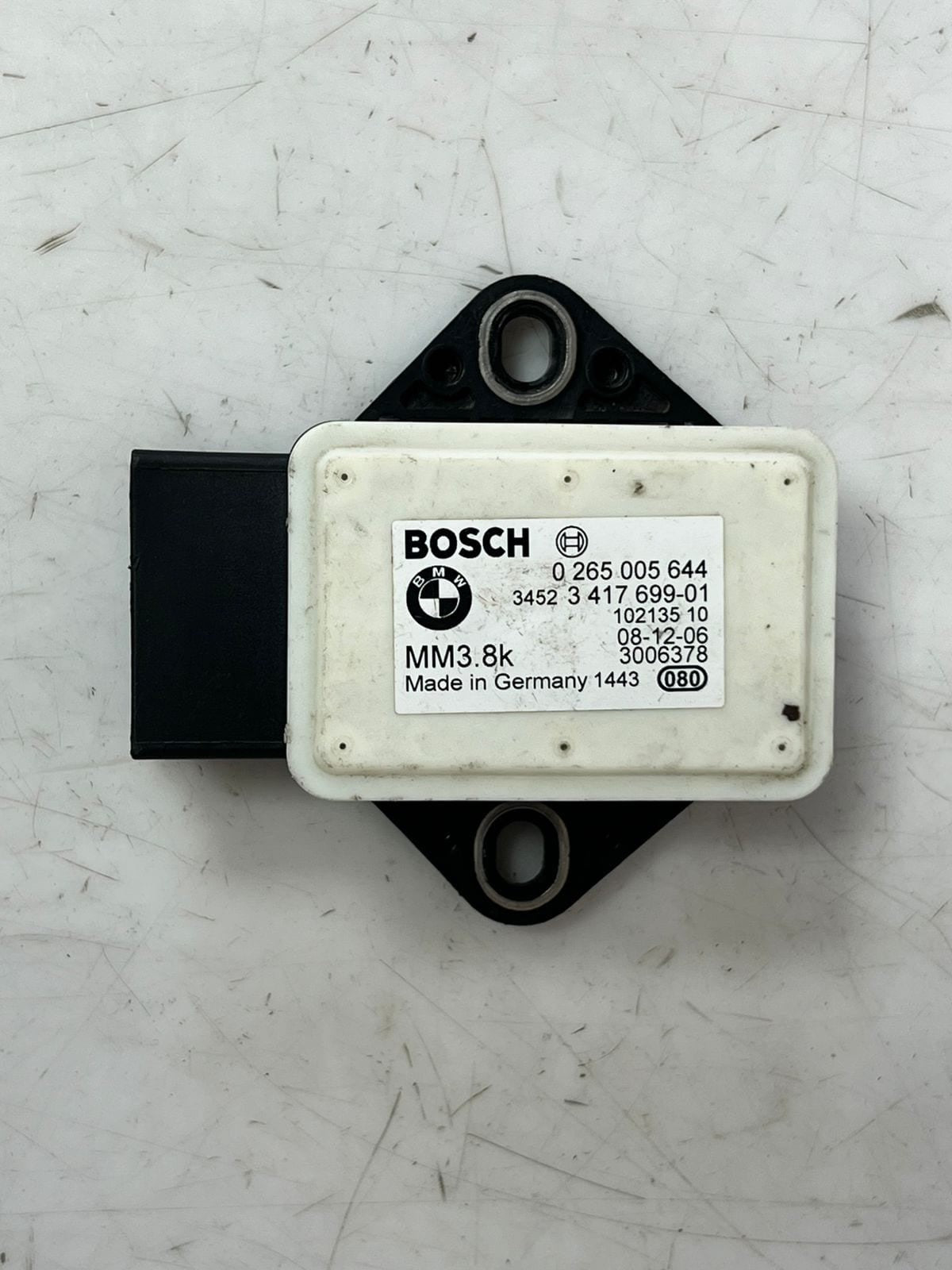2007-2010 BMW X3 E83 F25 ESP Yaw Rate Sensor 3417699 OEM