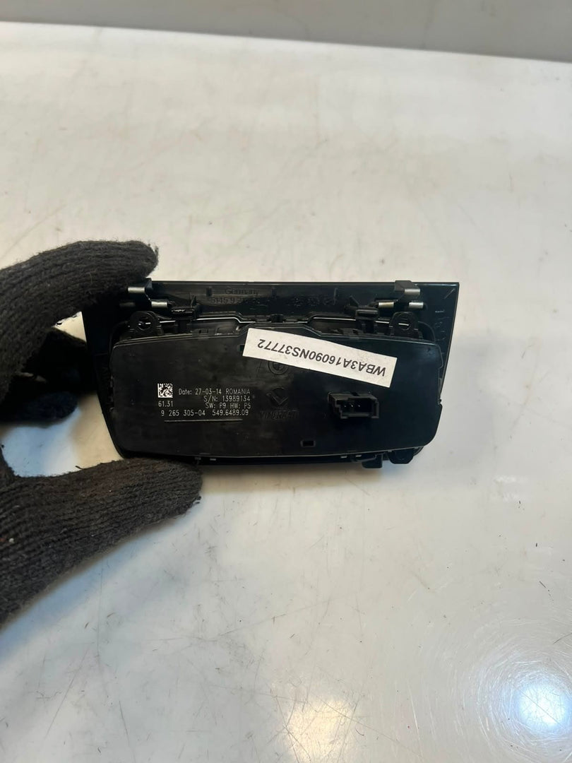 BMW 1 2 3 Series F20 F21 F30 F31 F32 Headlight Control Switch 9265305 OEM