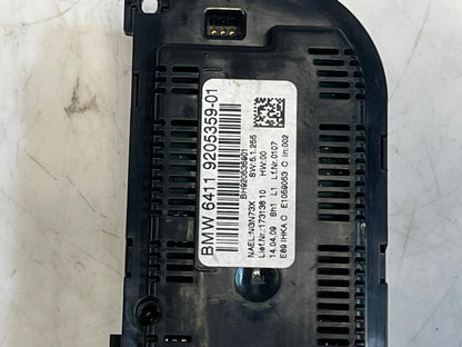 2009-2016 BMW Z4 E89 35IS Automatic Air Conditioning Control Unit 9205359 OEM