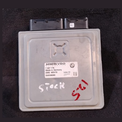 BMW E60 E90 E91 N52 325i 525i 218HP ENGINE ECU ONLY  DME MSV70 - 7567178