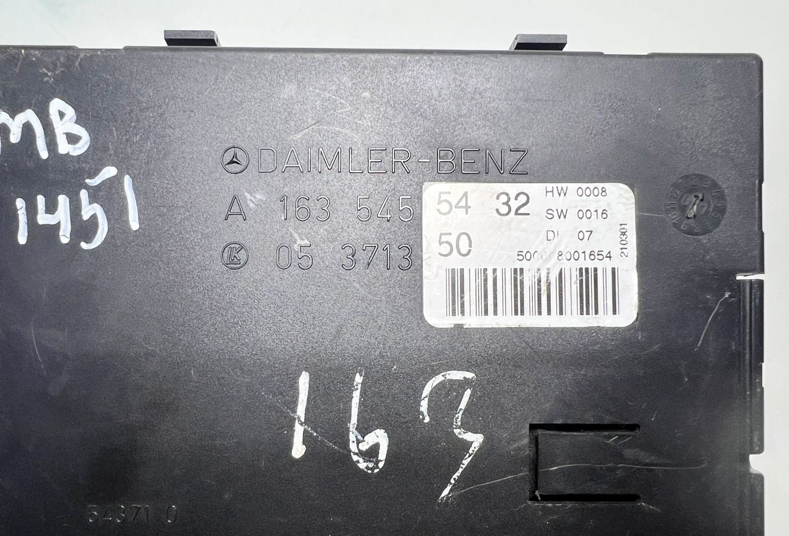 98-05 Mercedes W163 Body Comfort BCM Control Module Unit A163 5452832 OEM