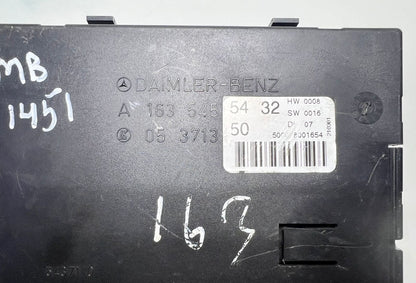 98-05 Mercedes W163 Body Comfort BCM Control Module Unit A163 5452832 OEM