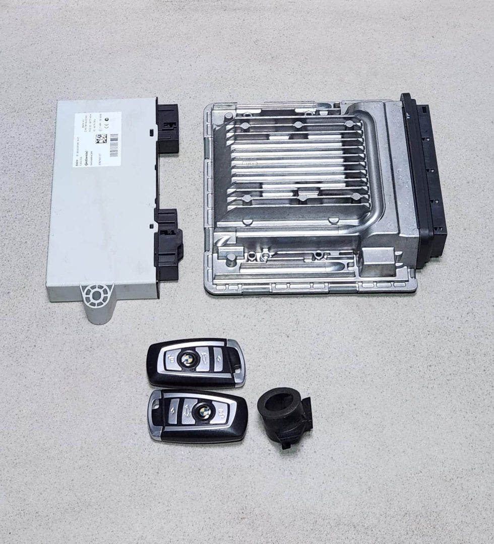 2011-2013 BMW F02 740Li N54 Engine Control Unit 7600090 7 SRE AUTOMATIC ECU SET