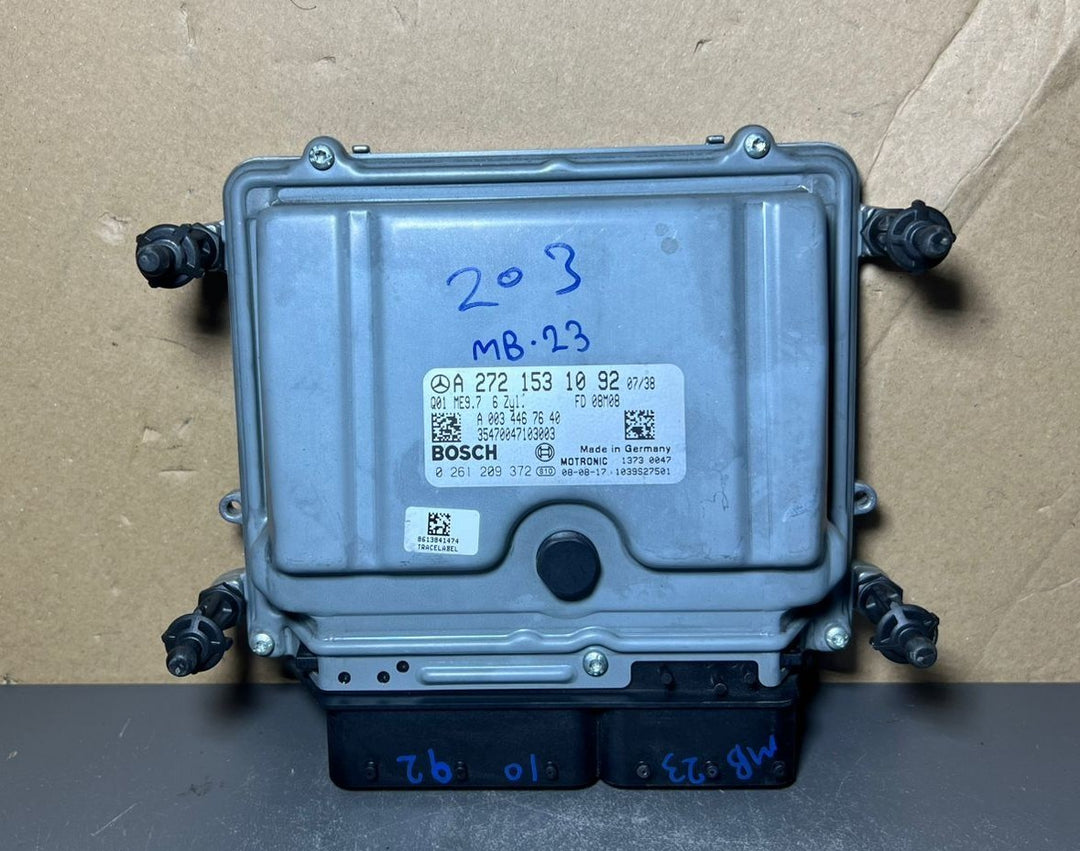 03-06 Mercedes W203 C-Class Engine Control Module Unit ECM ECU A272 1531092 OEM