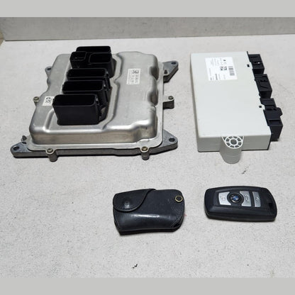 2015 BMW 520i Engine Control Unit ECU Set 8606777 F30 F31 320iX F10 F30 N20 