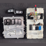BMW HYBRID F10 F30 N55 ENGINE CONTROL UNIT  ECU KIT DME WITH KEY - 7649279