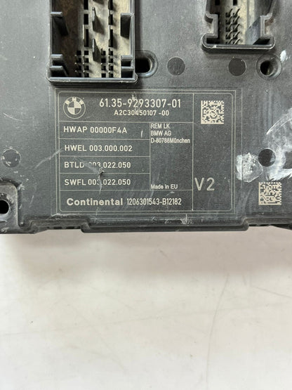 2012-2016 BMW F30 F31 F32 F33 328i Rear Electronic Body Control Module 9293307