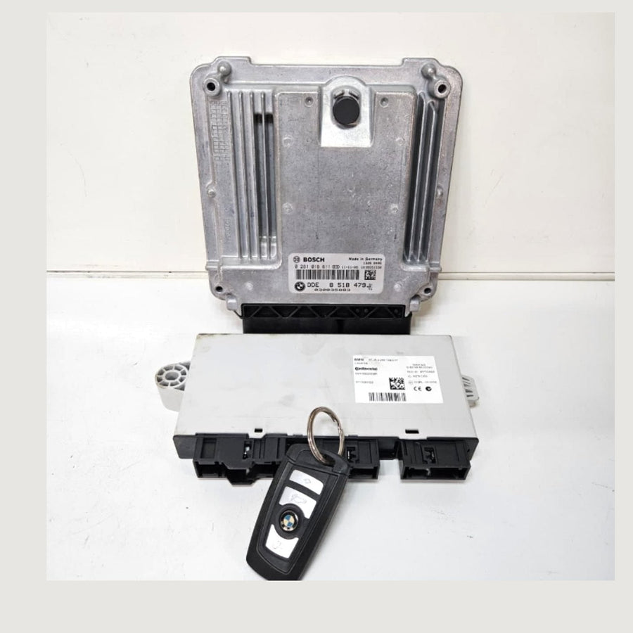 8518479 -2011-2017 BMW F25 X3 N57 Engine Control Unit DDE ECU Key Set