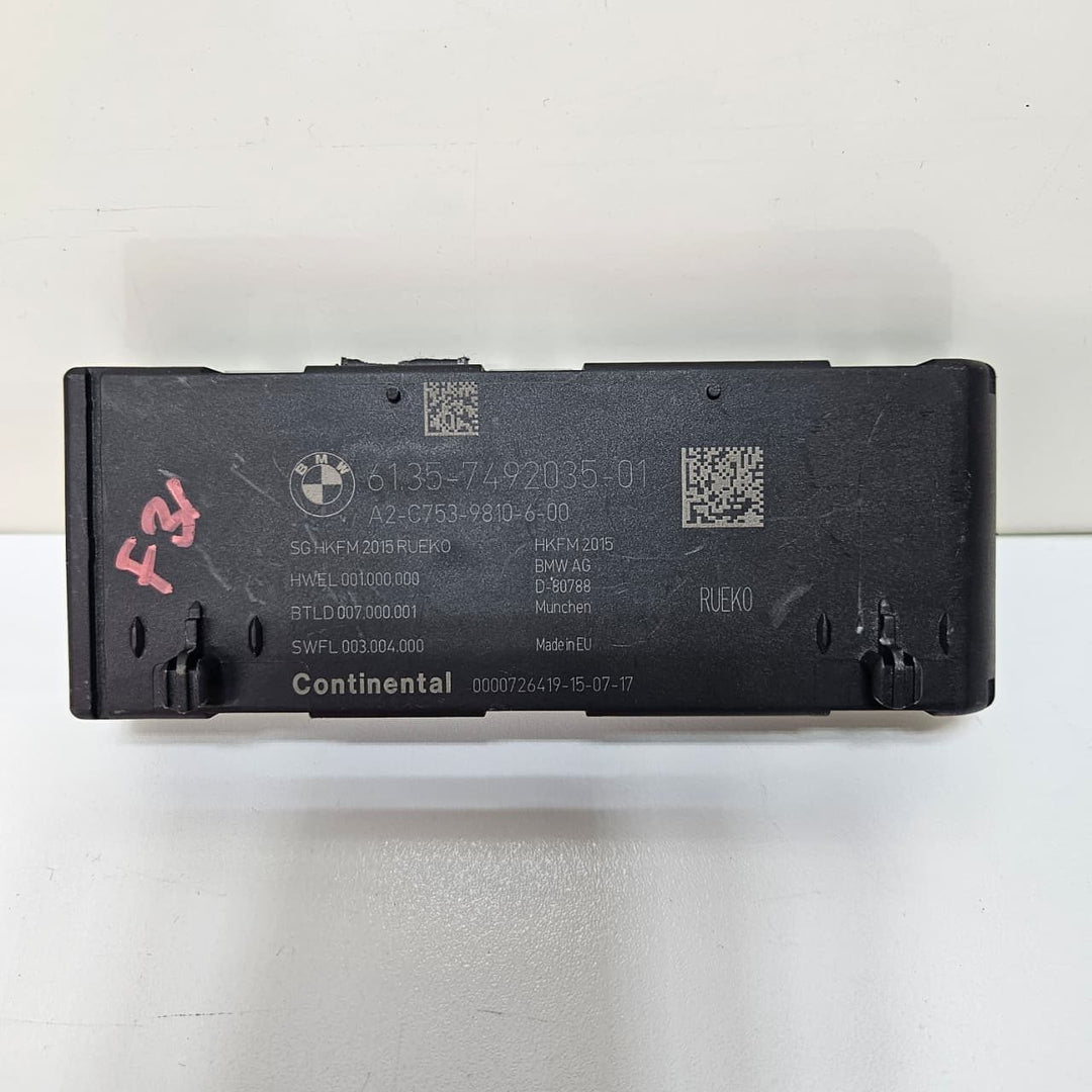 OEM BMW F36, X5 F15, X6 F16 Tailgate Control Unit 7492035