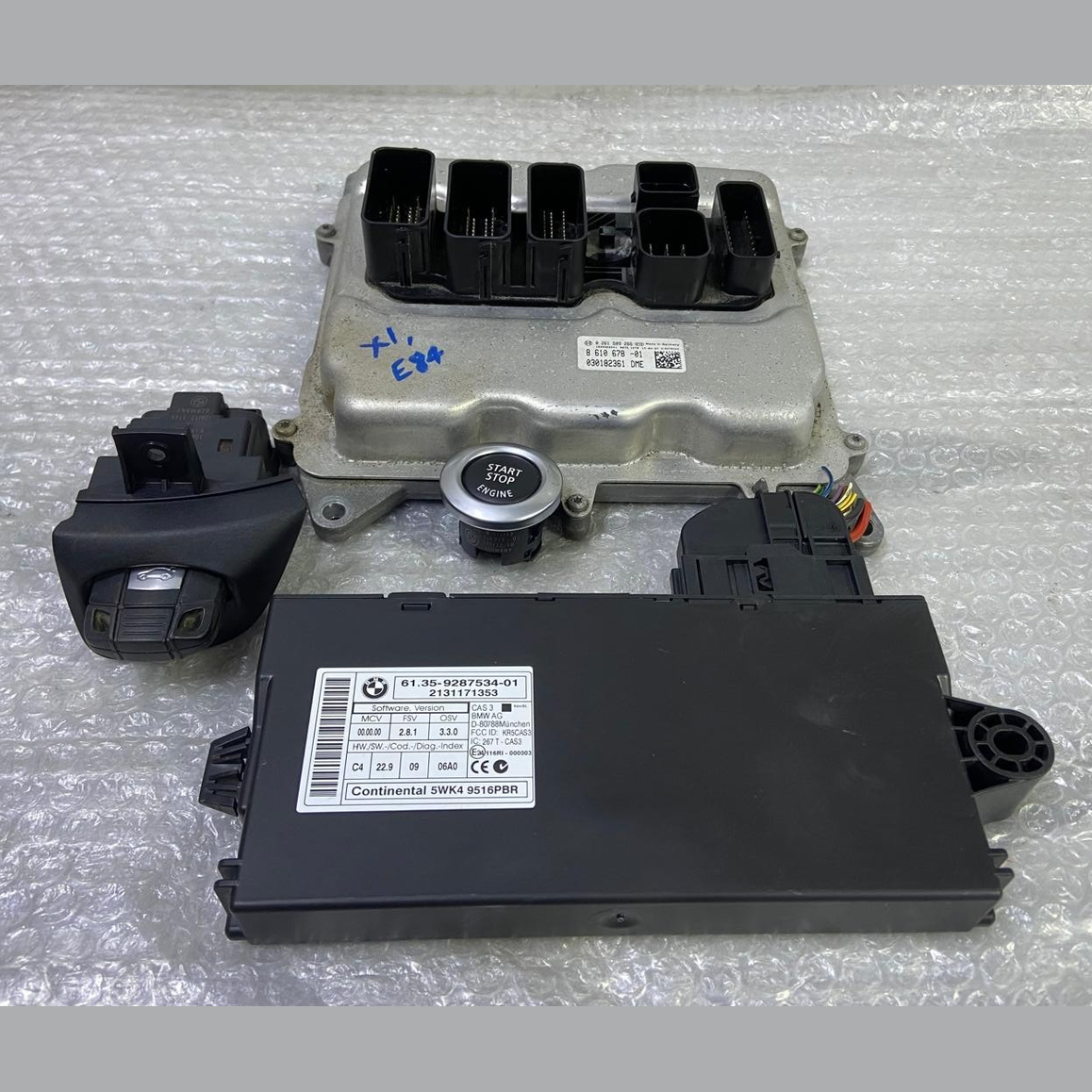 OEM BMW X1 , Z4 E84 E89 N20A ENGINE CONTROL UNIT ECU SET MODULE DME 8610678